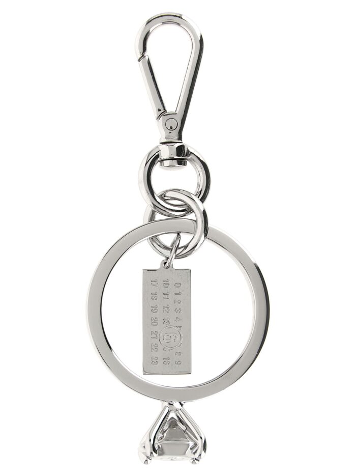 mm6 maison margiela 'numeric' keyring MM6 MAISON MARGIELA 'Numeric' Keyring