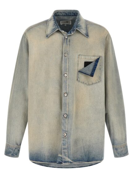 MM6 MAISON MARGIELA 'Numeric Signature MM6' Denim Shirt