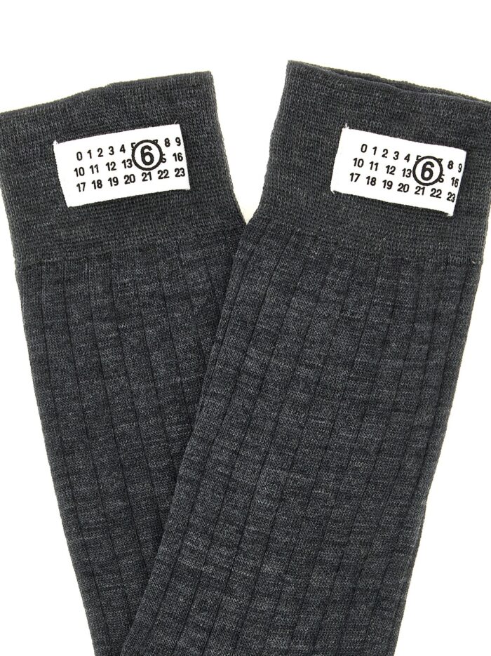 MM6 MAISON MARGIELA 'Numeric Signature MM6' Socks