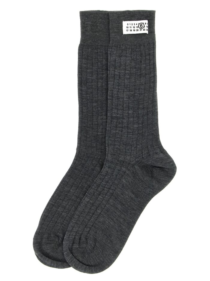 MM6 MAISON MARGIELA 'Numeric Signature MM6' Socks