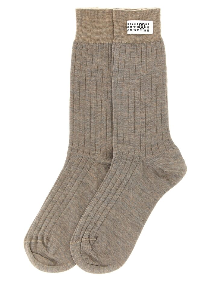 MM6 MAISON MARGIELA 'Numeric Signature MM6' Socks