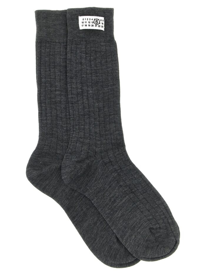 mm6 maison margiela 'numeric signature mm6' socks MM6 MAISON MARGIELA 'Numeric Signature MM6' Socks