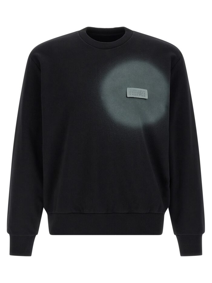 mm6 maison margiela 'numeric signature mm6' spray sweatshirt MM6 MAISON MARGIELA 'Numeric Signature MM6' Spray Sweatshirt