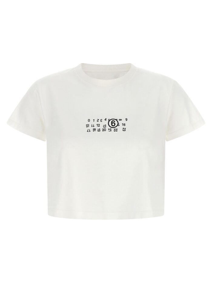 mm6 maison margiela 'numeric signature mm6' upside down t shirt MM6 MAISON MARGIELA 'Numeric Signature MM6' Upside Down T-shirt