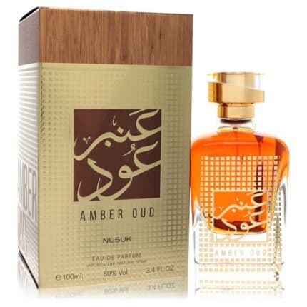 Nusuk Amber Oud By Nusuk - Eau De Parfum Spray 3.4 Oz