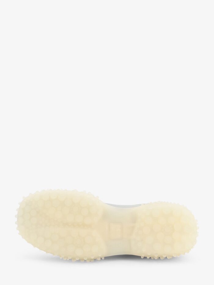 Miu Miu Nylon And Suede Sneakers With Embroidered Logo