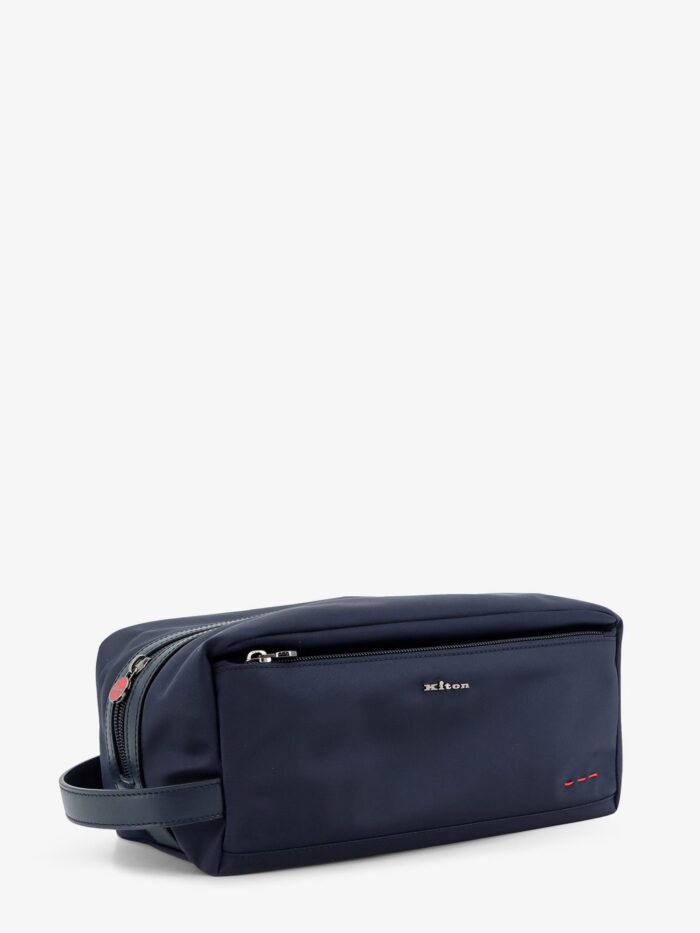 KITON CIRO PAONE Nylon Beauty Case With Logo