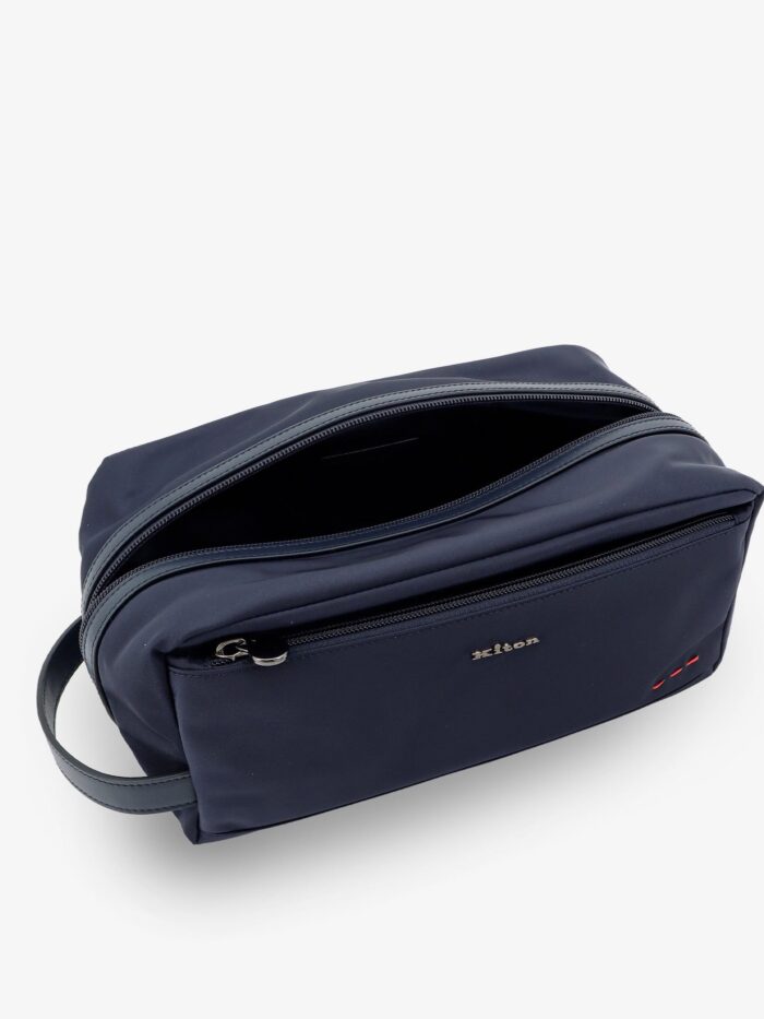 KITON CIRO PAONE Nylon Beauty Case With Logo