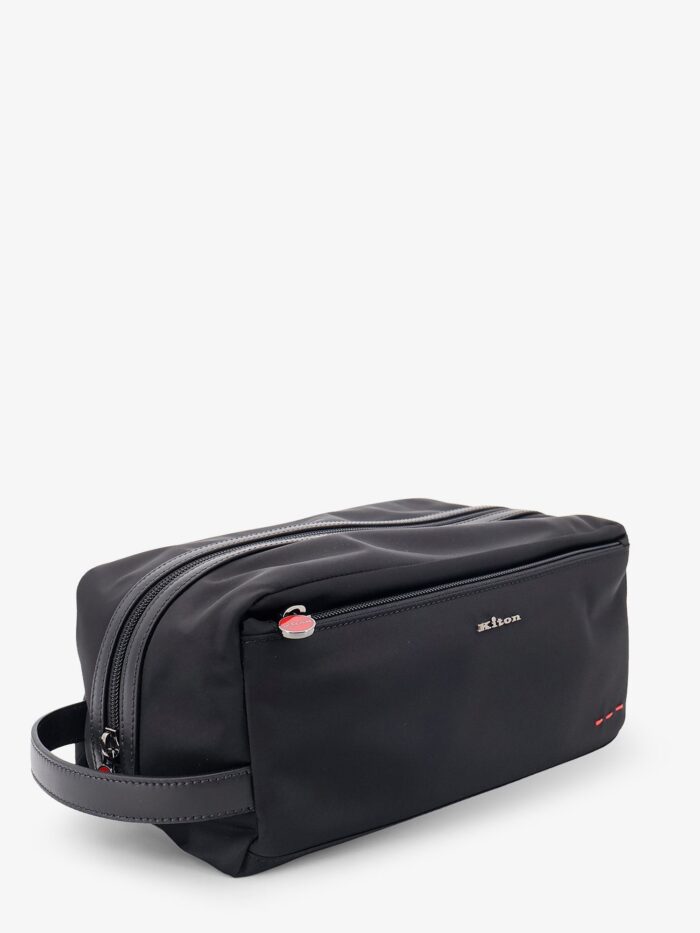 KITON CIRO PAONE Nylon Beauty Case With Logo