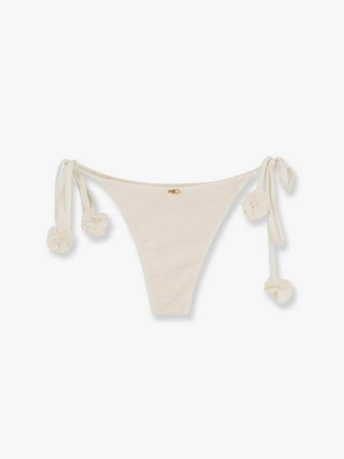 PATBO Nylon Bikini Bottoms With Floral Detail
