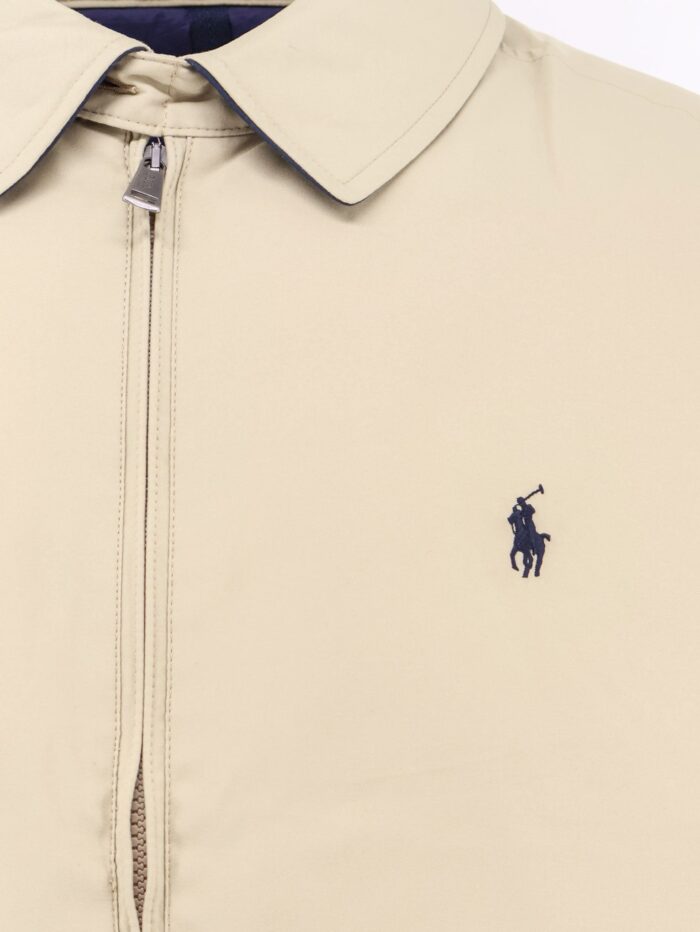 Polo Ralph Lauren Nylon Down Jacket With Contrasting Embroidered Logo