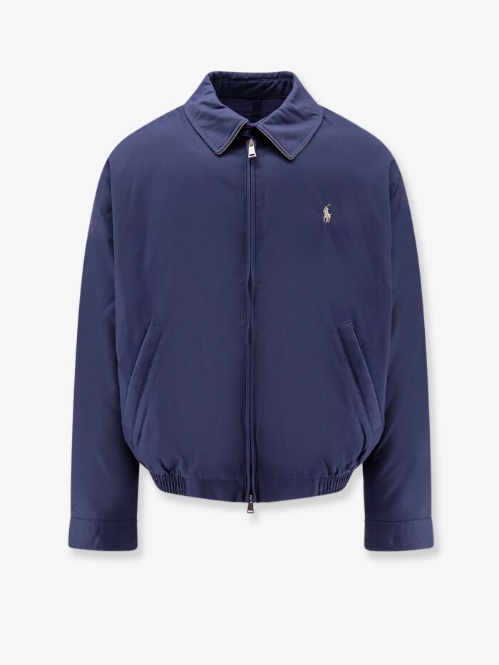 polo ralph lauren nylon down jacket with contrasting embroidered logo Polo Ralph Lauren Nylon Down Jacket With Contrasting Embroidered Logo
