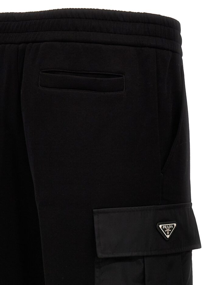 PRADA Nylon Insert Cargo Joggers