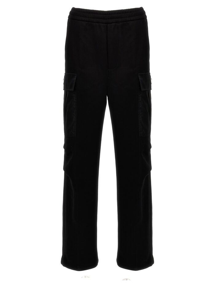prada nylon insert cargo joggers PRADA Nylon Insert Cargo Joggers