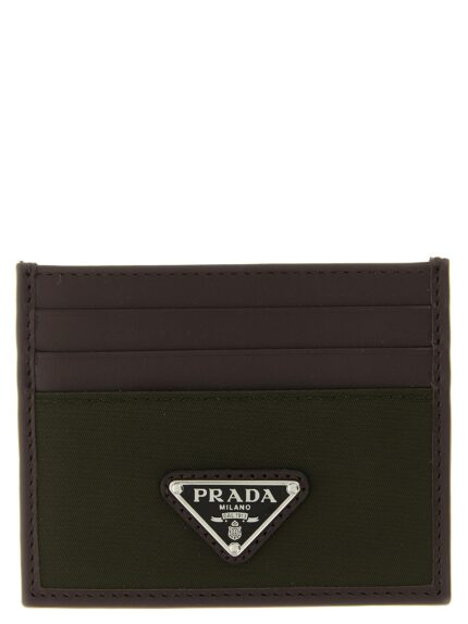 PRADA Nylon Leather Cardholder