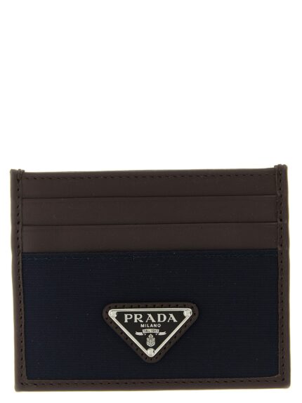 PRADA Nylon Leather Cardholder