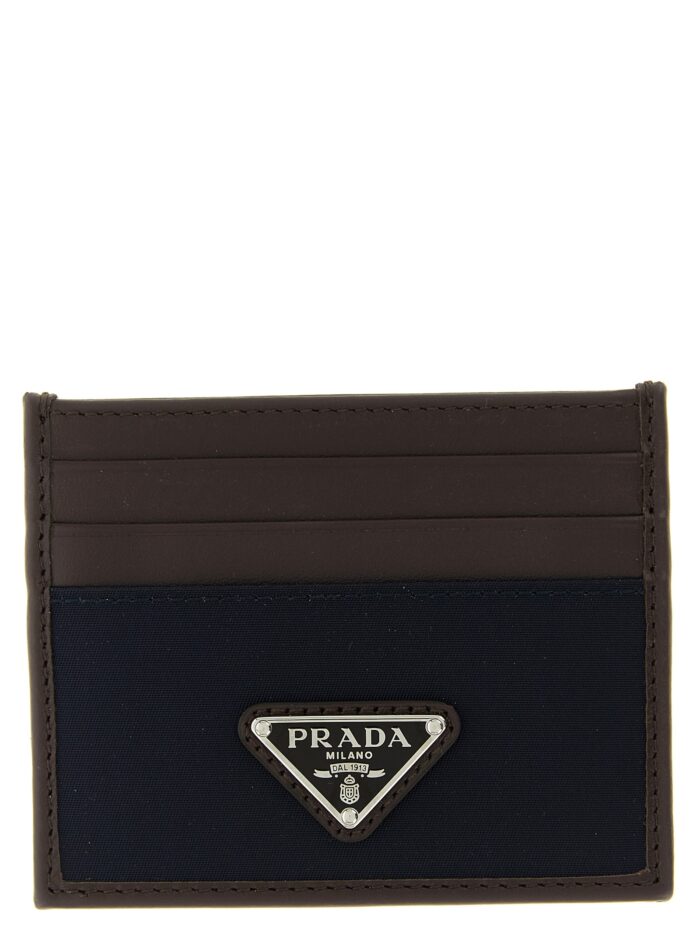prada nylon leather cardholder PRADA Nylon Leather Cardholder