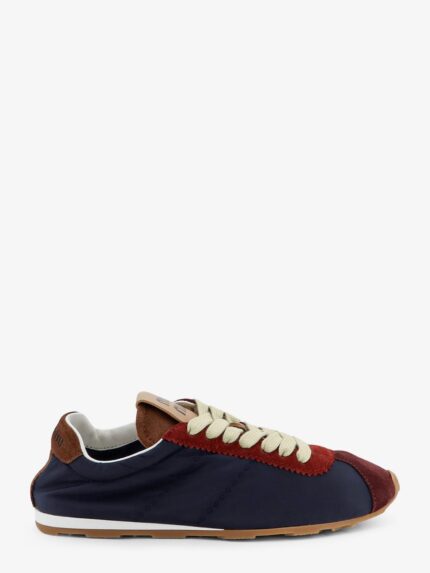 Miu Miu Nylon Sneakers With Suede Inserts