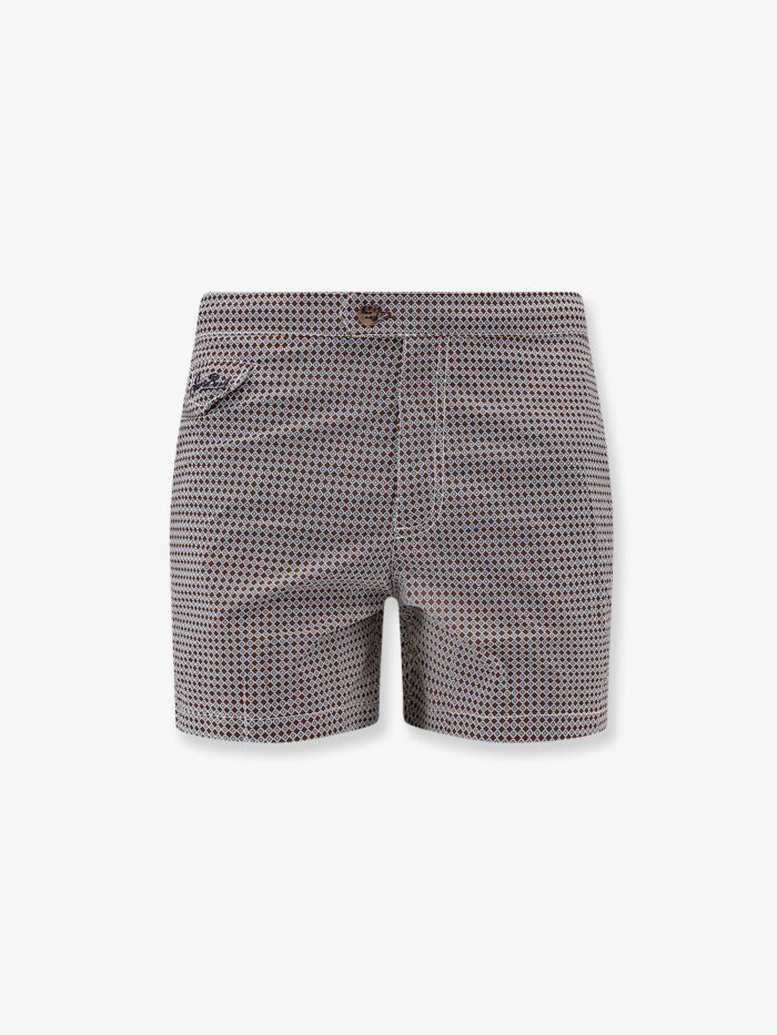mc2 saint barth nylon swim shorts with micro pattern Mc2 Saint Barth Nylon Swim Shorts With Micro-pattern