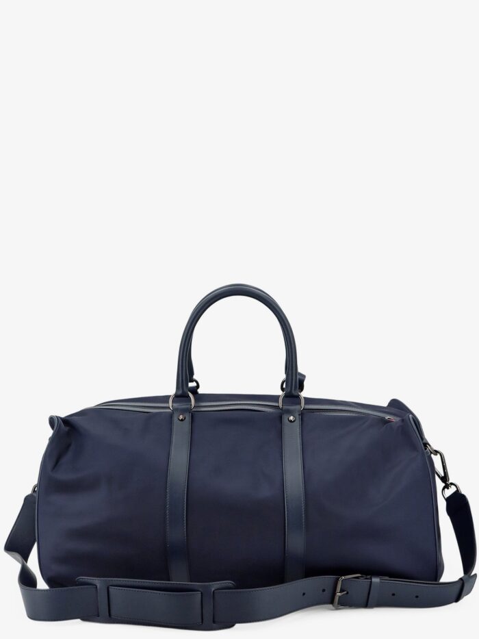 KITON CIRO PAONE Nylon Travel Bag With Leather Inserts