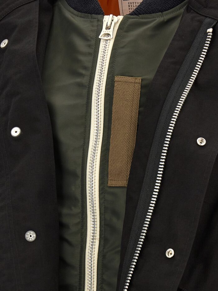 SACAI 'Nylon Twill X Rip Stop' Coat