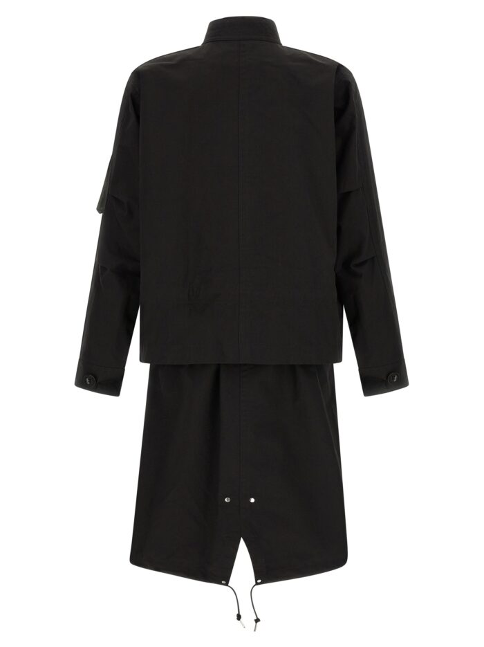 SACAI 'Nylon Twill X Rip Stop' Coat