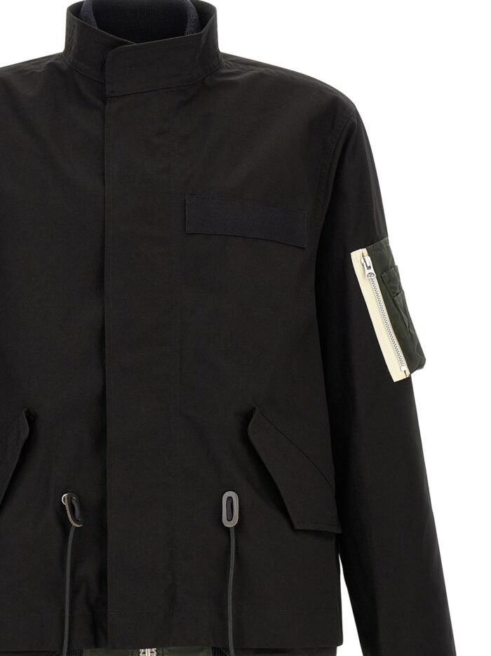 SACAI 'Nylon Twill X Rip Stop' Coat