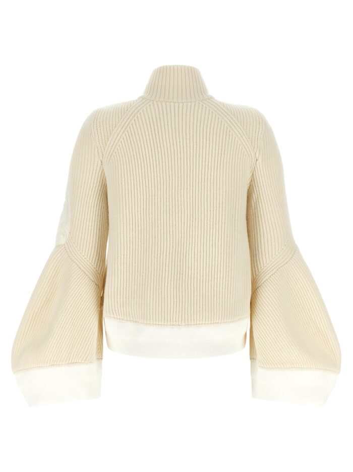SACAI 'Nylon Twill X Wool Knit' Blouson