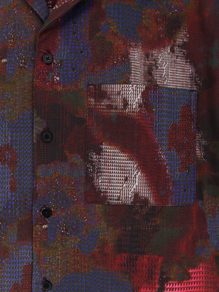 OAMC PEACEMAKER Boxy Multicolor Cotton Shirt