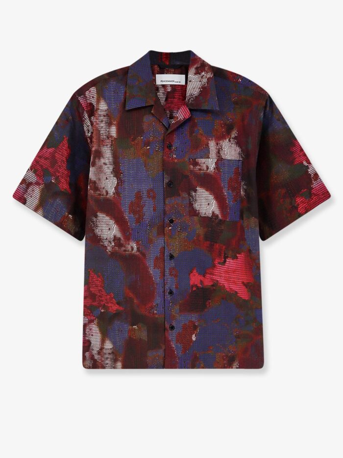 OAMC PEACEMAKER Boxy Multicolor Cotton Shirt