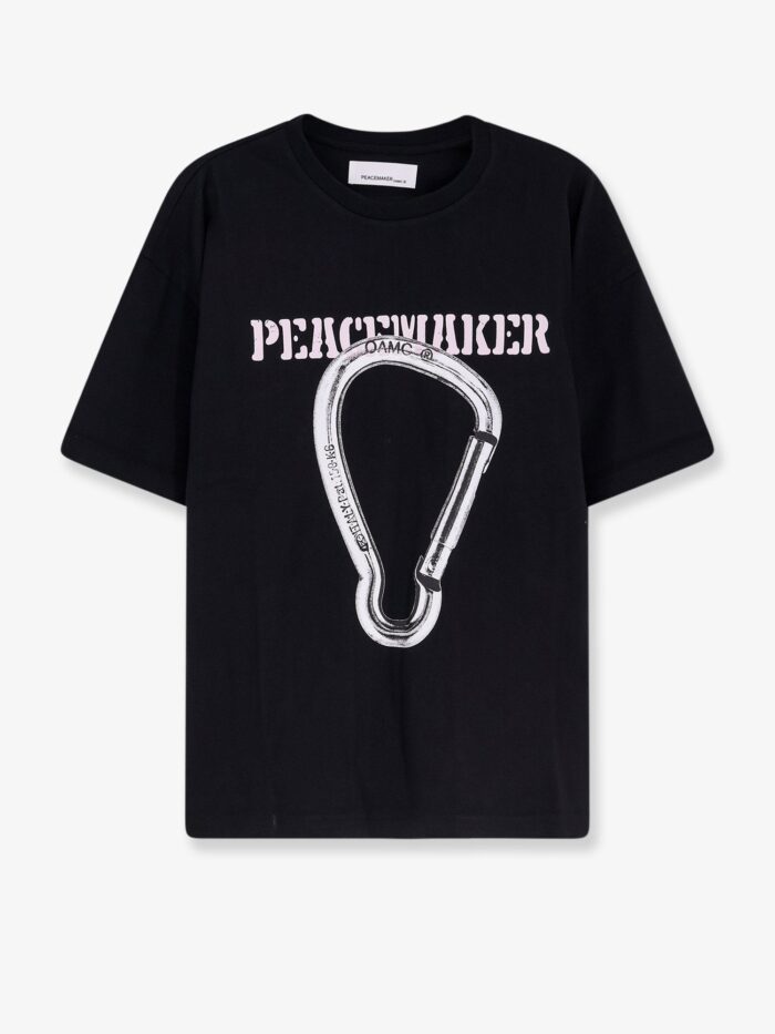 OAMC PEACEMAKER Cotton T-shirt With Carabinier Print