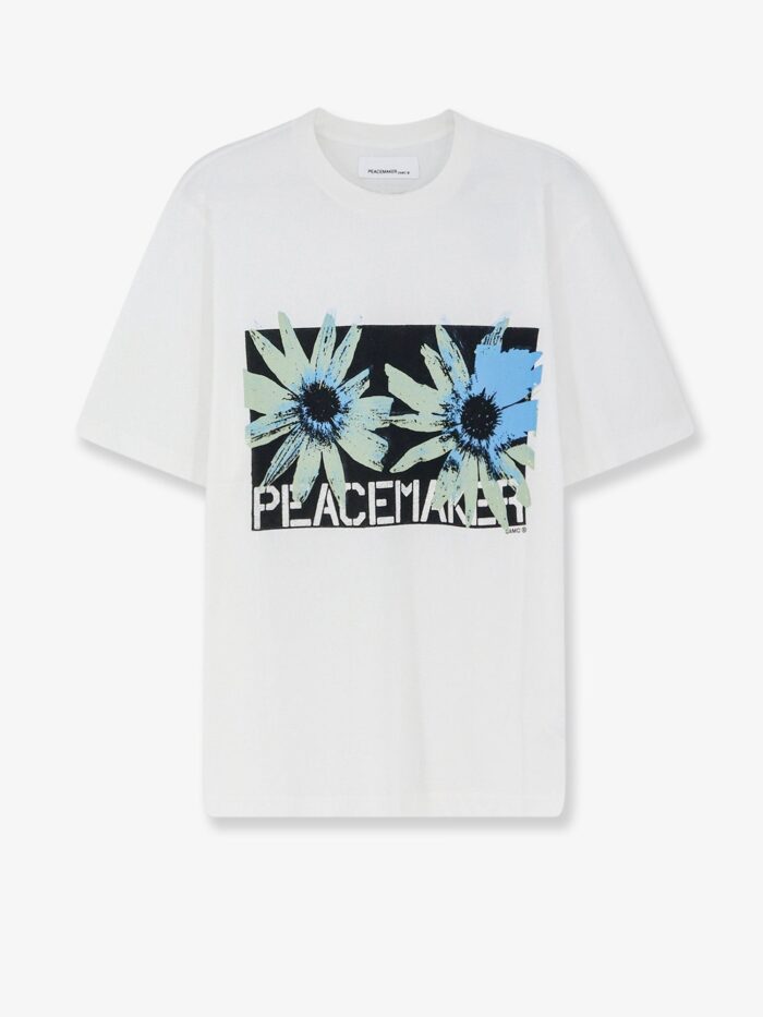 OAMC PEACEMAKER Cotton T-shirt With Floral Print