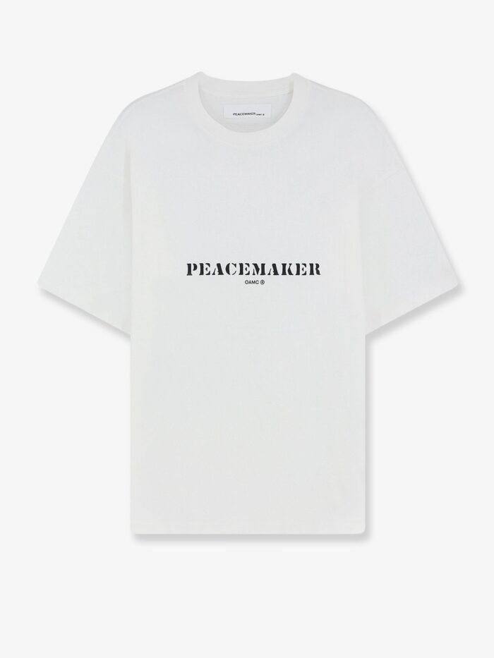 OAMC PEACEMAKER Cotton T-shirt With Stencil Print