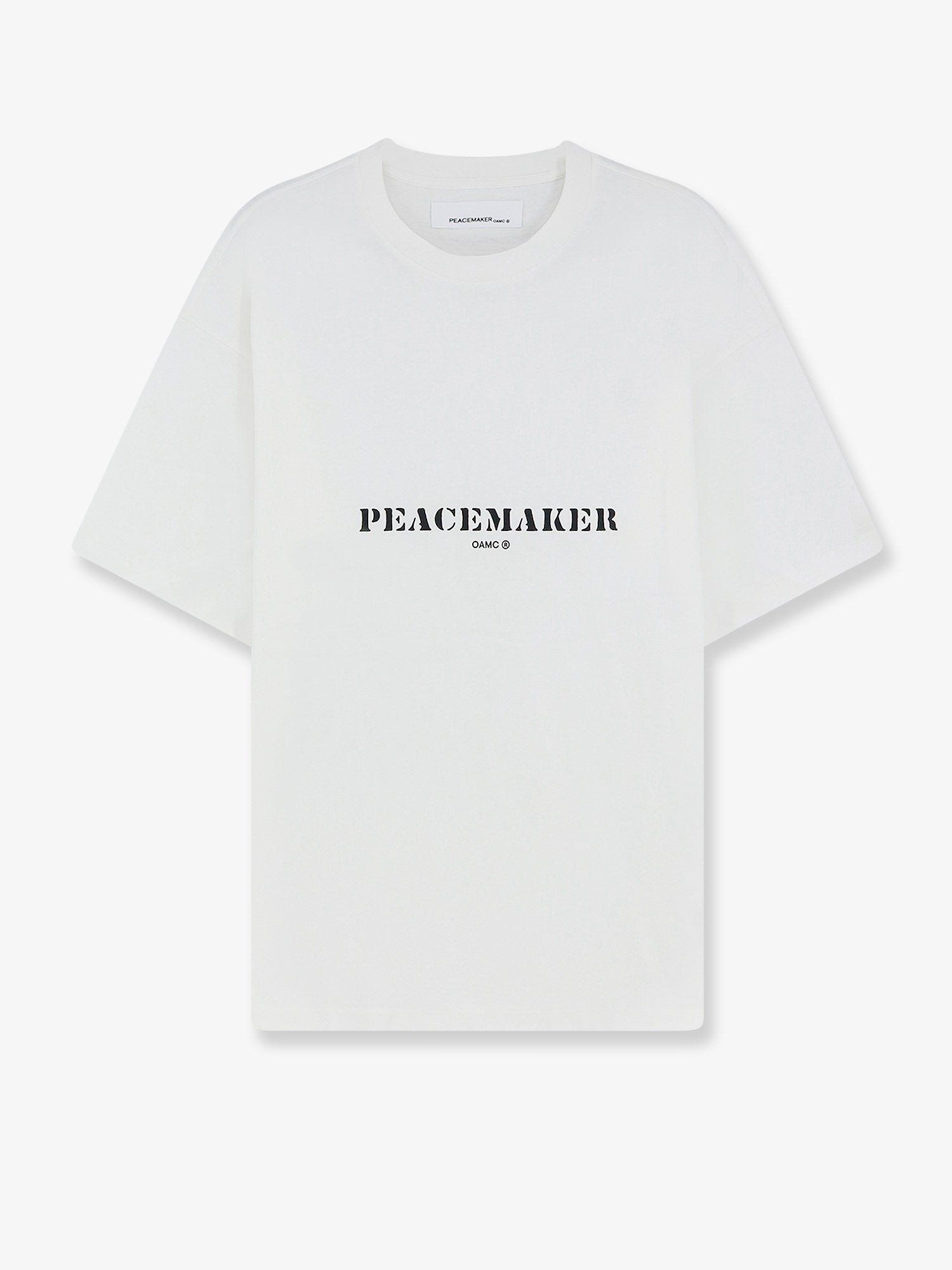 OAMC PEACEMAKER Cotton T-shirt With Stencil Print