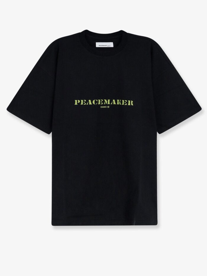 OAMC PEACEMAKER Cotton T-shirt With Stencil Print