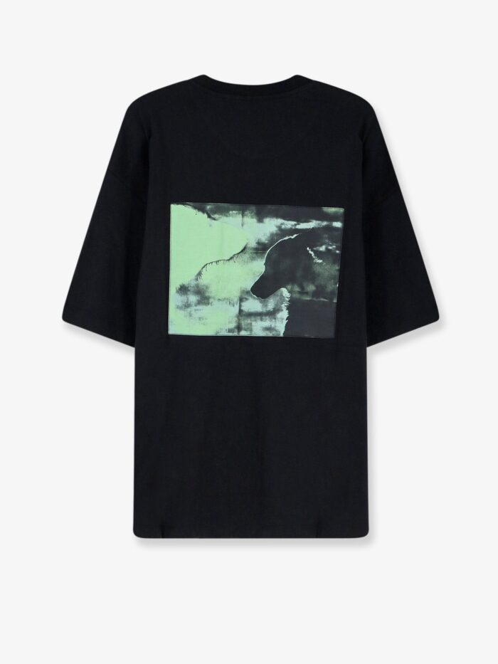 OAMC PEACEMAKER Cotton T-sirt With Dogs Print