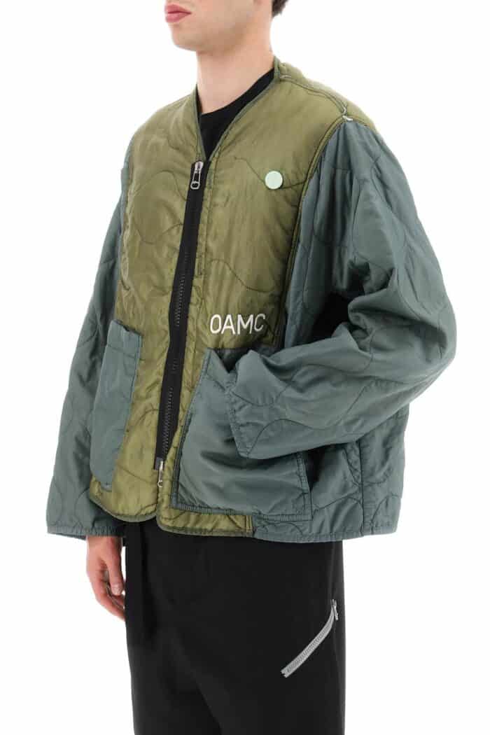 Oamc 'peacemaker' Quilted Liner Jacket