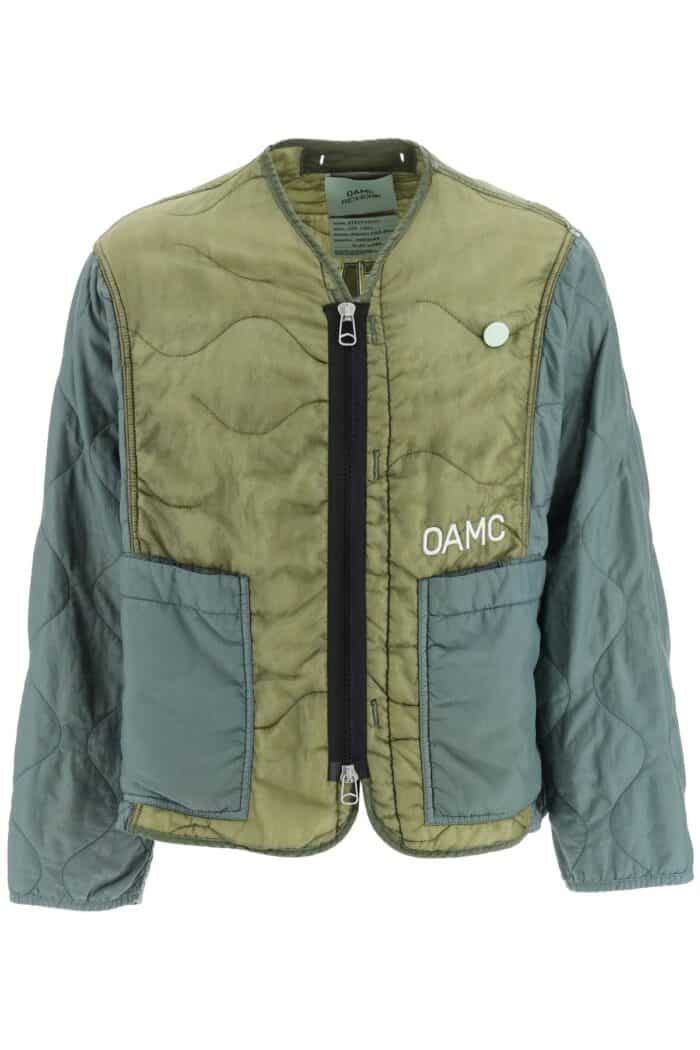 Oamc 'peacemaker' Quilted Liner Jacket