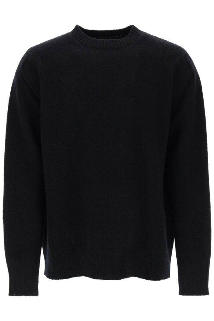 Oamc Wool Sweater With Jacquard Logo