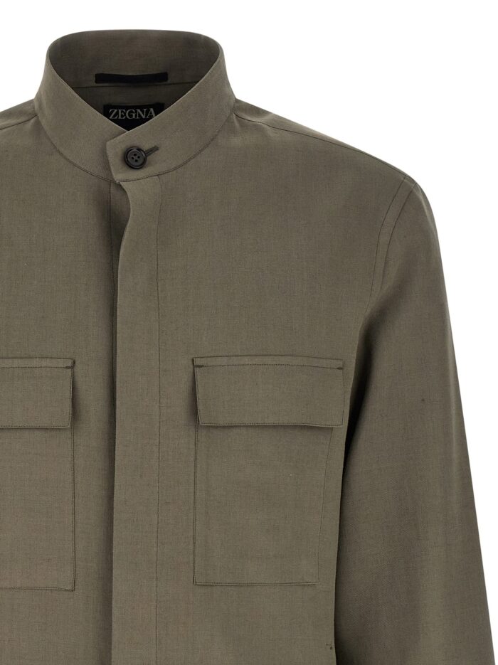 Zegna 'Oasi Lino' Overshirt