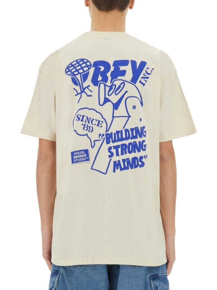 OBEY "BUILDING STRONG MINDS" T-SHIRT