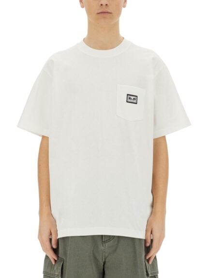 OBEY "EYES" T-SHIRT WITH POCKET