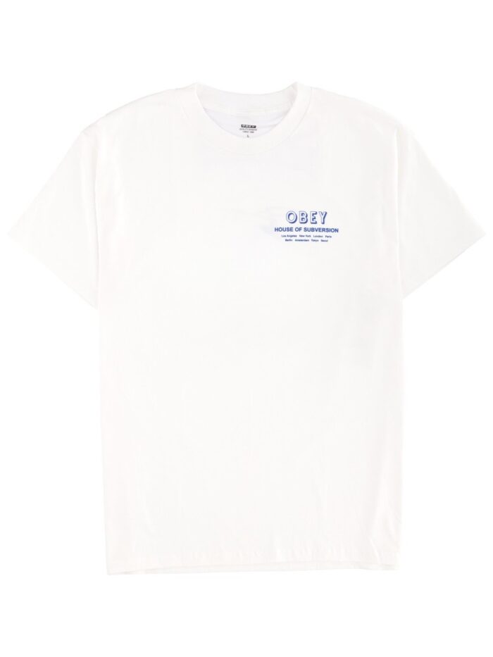 obey "house of subversion" t shirt OBEY "HOUSE OF SUBVERSION" T-SHIRT