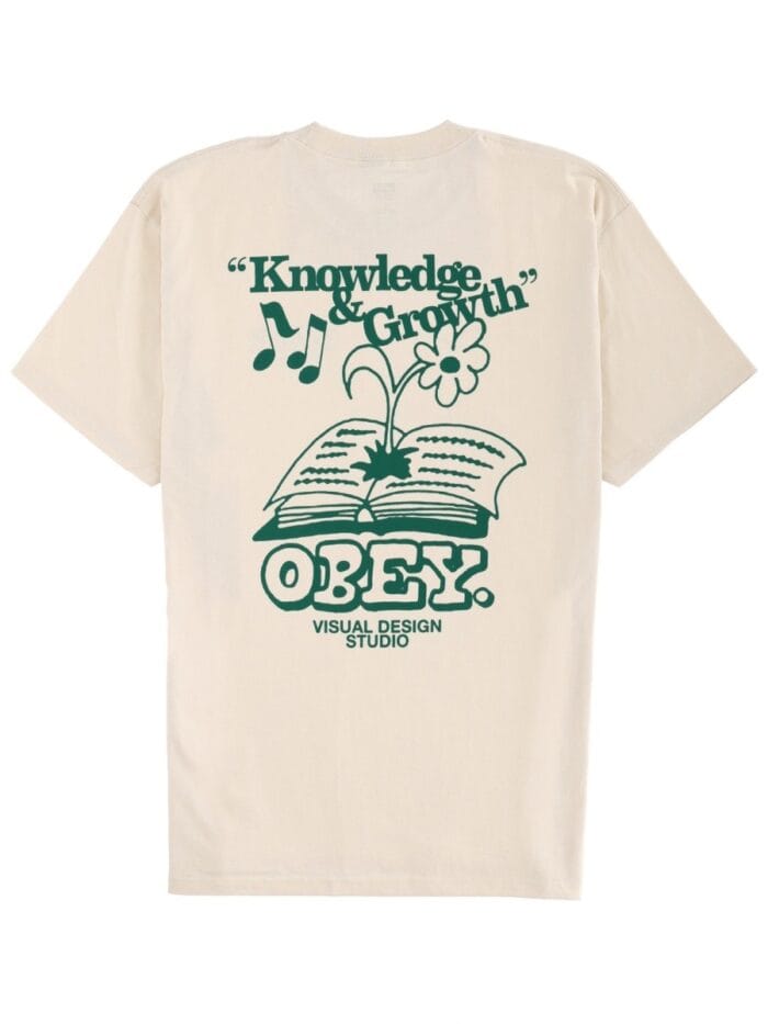 OBEY "KNOWLEDGE & GROWTH" T-SHIRT