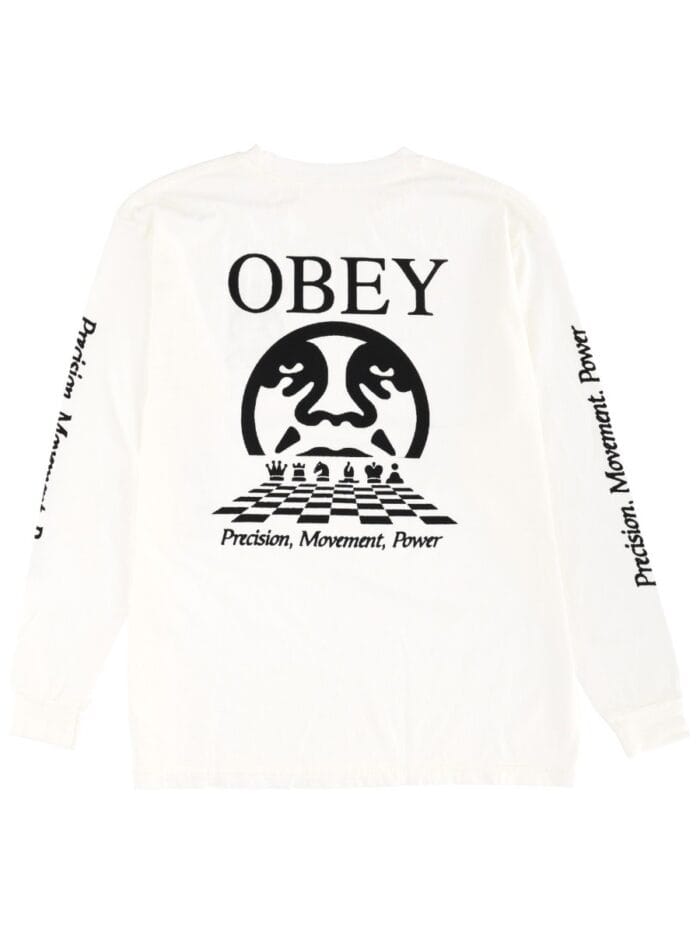OBEY LONG SLEEVE "PRECISION" T-SHIRT
