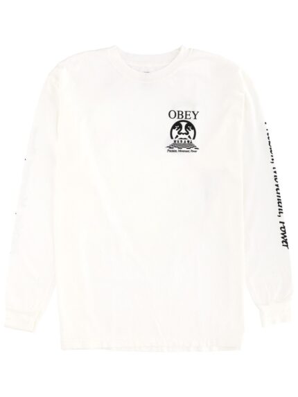 OBEY LONG SLEEVE "PRECISION" T-SHIRT