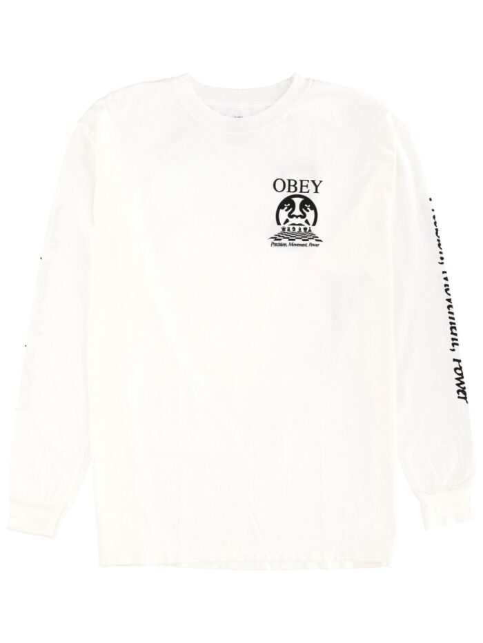 OBEY LONG SLEEVE "PRECISION" T-SHIRT