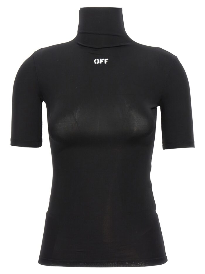 off white 'off stamp' logo stencil t shirt Off-white 'Off Stamp' Logo Stencil T-shirt