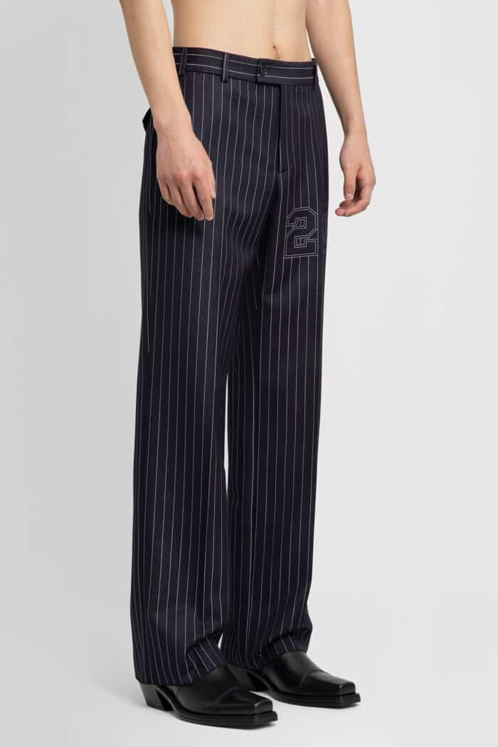 OFF-WHITE 23 Pinstripe Buffalo Slim Pants