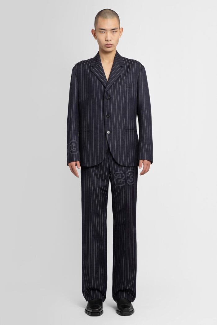 OFF-WHITE 23 Pinstripe Buffalo Slim Pants